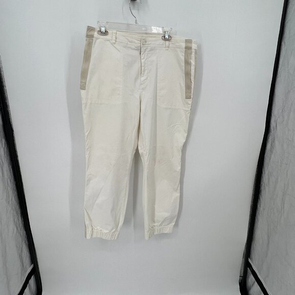 Anthropologie Mid Rise Slim Trouser Joggers Size 14 - Picture 1 of 15